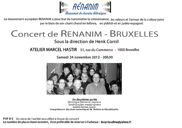 chorale-renanim-brussels-concert-flyer